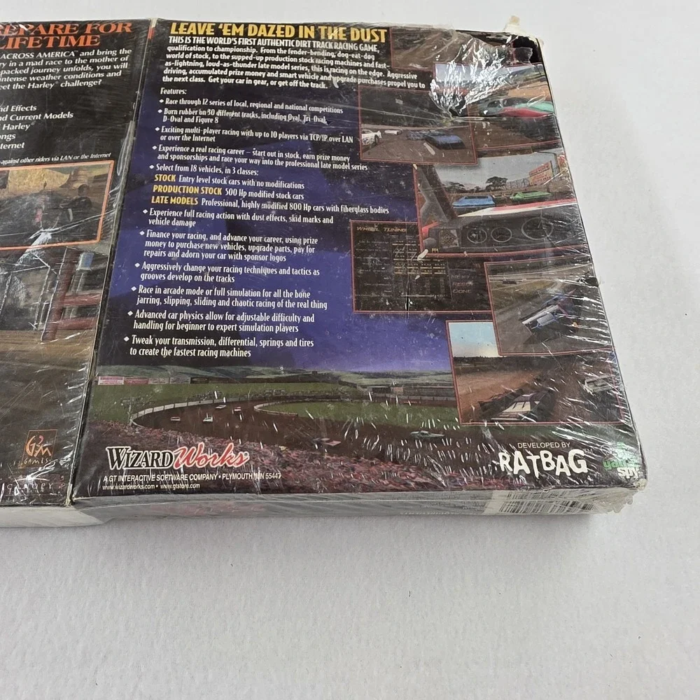 WizardWorks Harley-Davidson Race Across America PC CD-ROM E Multiplayer Racing
